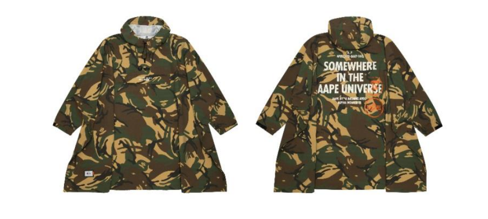 AAPE × ALPHA INDUSTRIES 联名系列雨衣