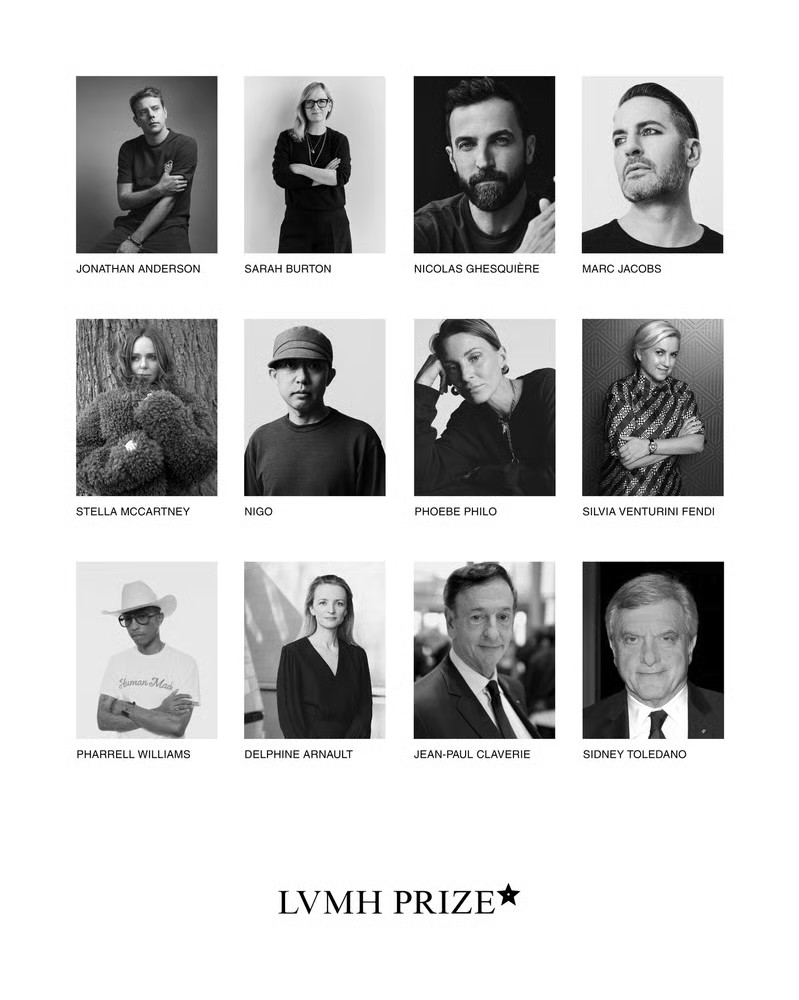 The twelve members of the LVMH 2025 Prize jury - LVMH Prize