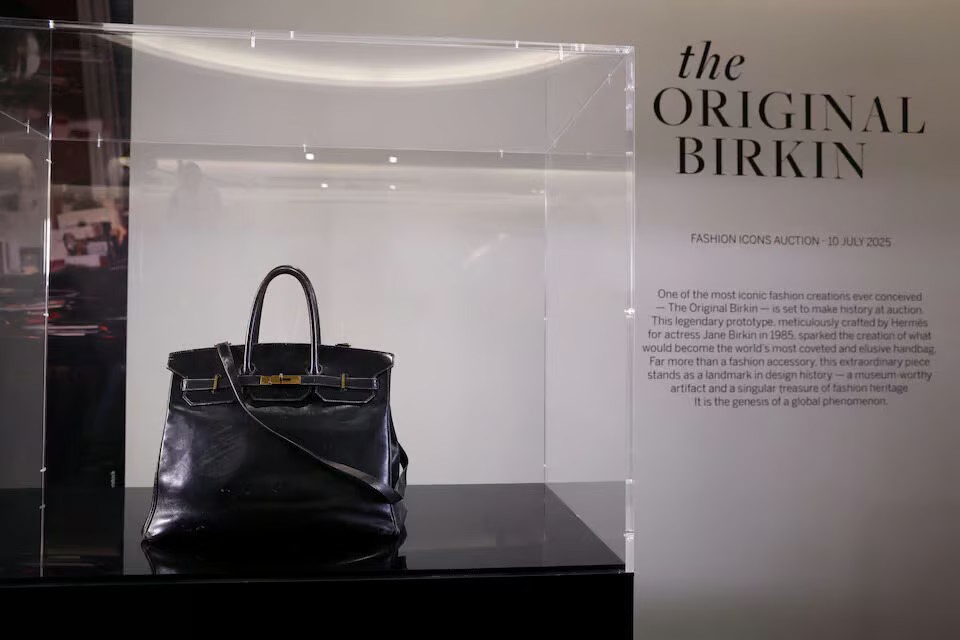 First-ever Birkin bag sells for record $10 million at Sotheby’s Paris - Reuters