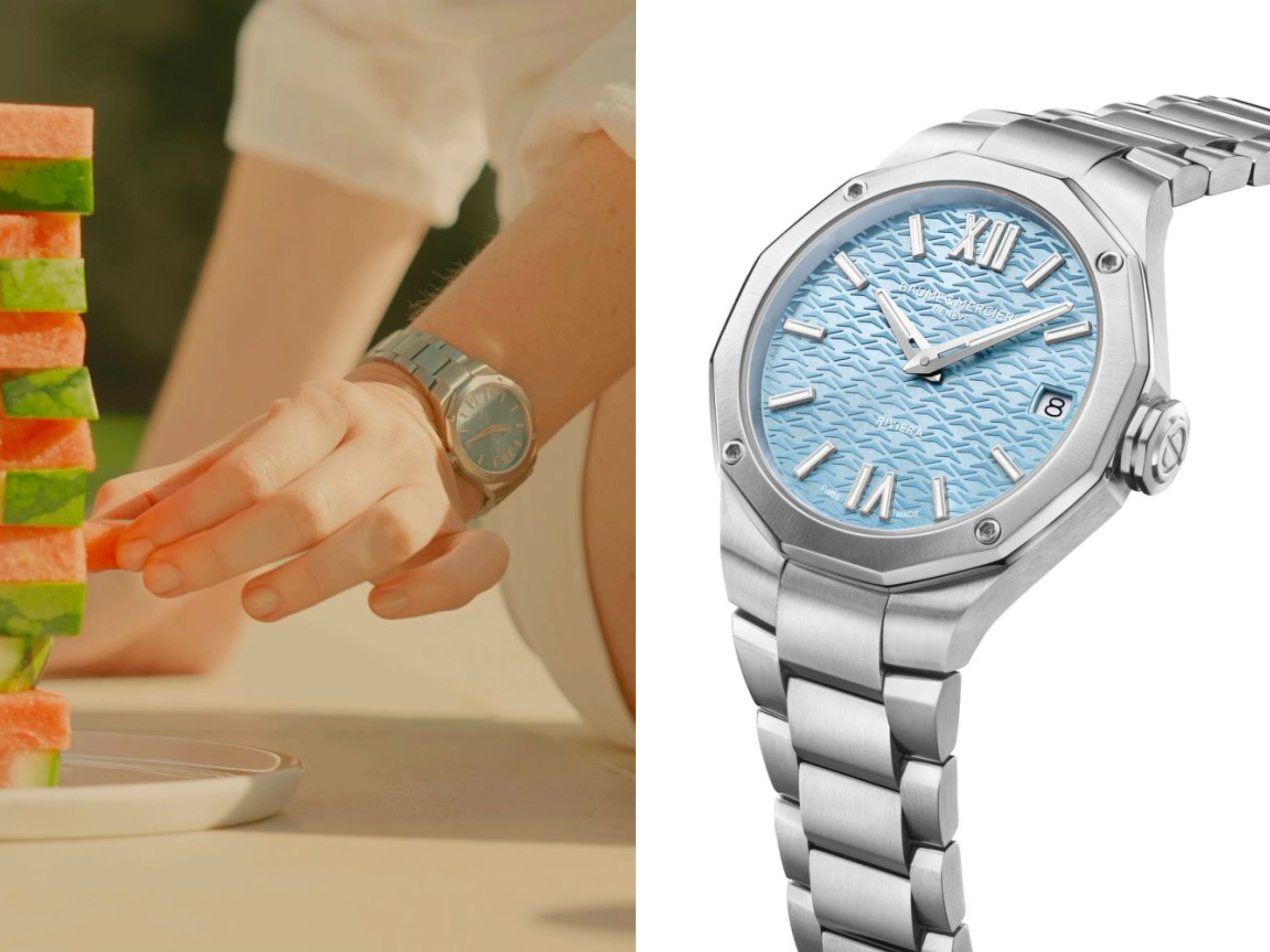 名士利维拉系列日历石英腕表 10812_33mm，价格14,800RMB