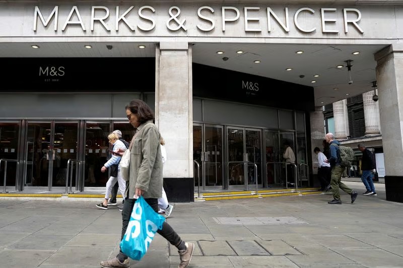 M&S retails products ranging from clothing to groceries