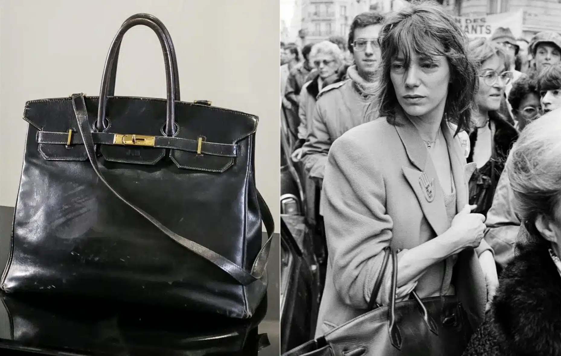 Jane Birkin的原版包在最近一次拍卖中收获了1000万美元的天价