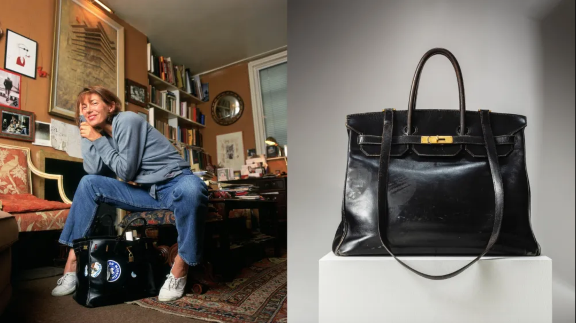 Jane Birkin的原版爱马仕Birkin手袋在巴黎苏富比以创纪录858万欧元成交