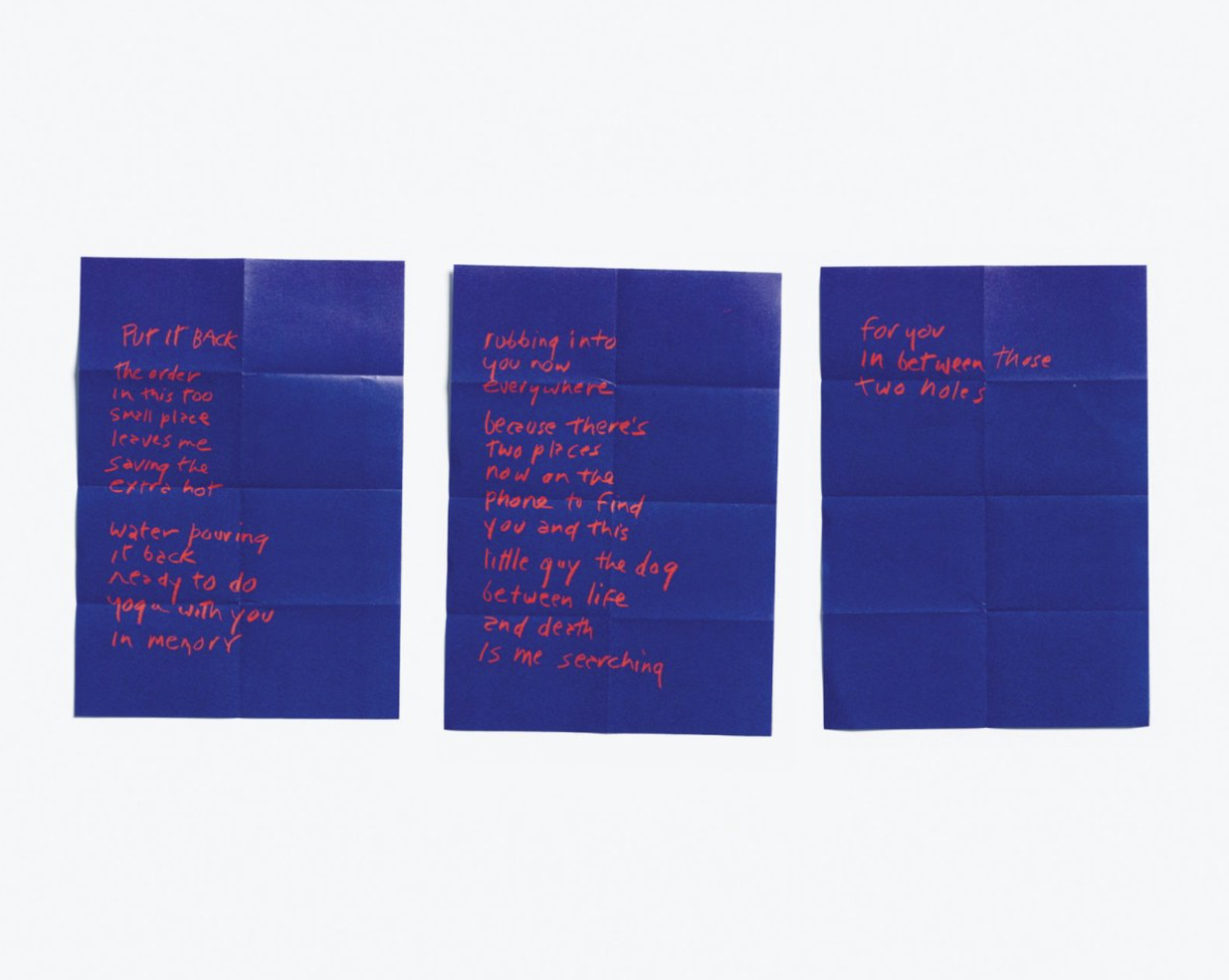 诗作 Put It Back（2025 年，作者：Eileen Myles）