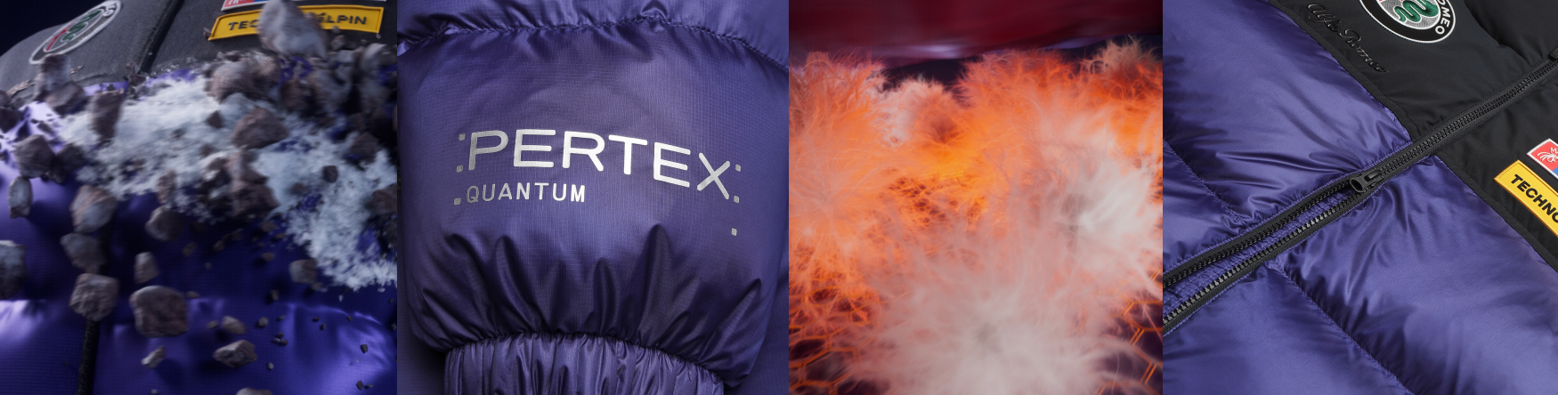 FILA「4810凌峰鹅绒」核心科技展示，Pertex QUANTUM 面料、RDS可溯源高品质鹅绒