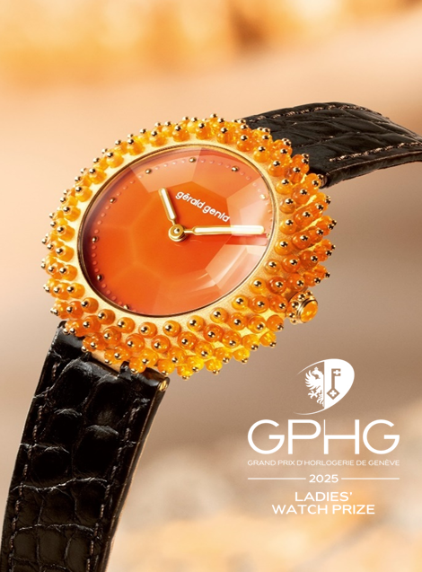 gérald genta Gentissima Oursin Fire Opal腕表荣获“最佳女士腕表”奖项