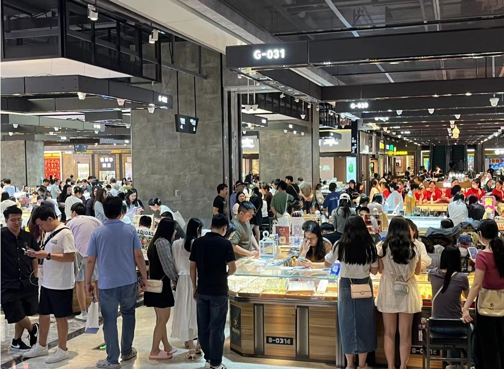 深圳水贝市场以黄金在中国出名