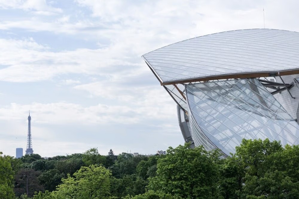 法国路易威登基金会壮丽的建筑剪影 —— 路易威登基金会