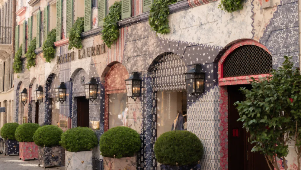 Ralph Lauren位于米兰市Via della Spiga的五层旗舰店