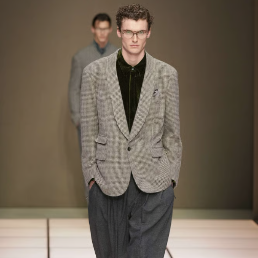 Giorgio Armani迎来Leo Dell’Orco米兰首秀