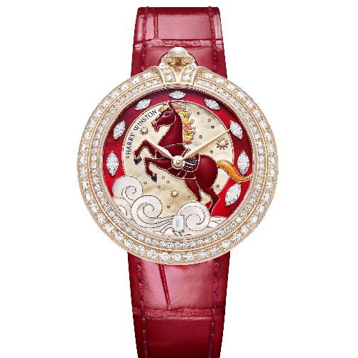 海瑞温斯顿臻献Moments系列马年特别款腕表