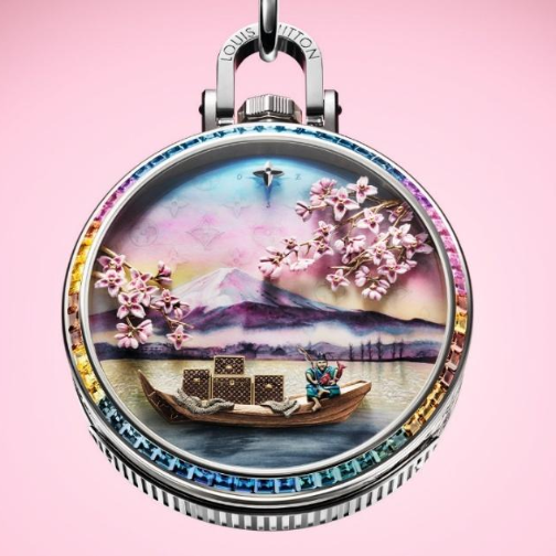 路易威登发布全新Escale au Mont Fuji怀表